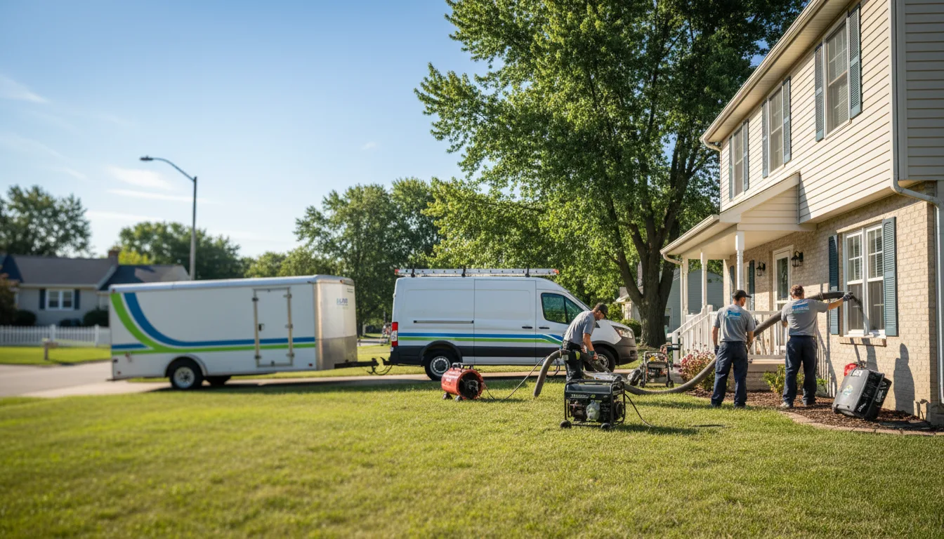 Flooded Basement Restoration And Cleanup With Repair in Correctionville, IA near me